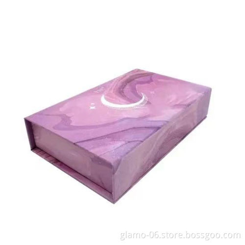 Wholesale Black Cardboard Packaging Gift Boxes with Custom Paper Wig Hair Extension Magnetic Closure Package